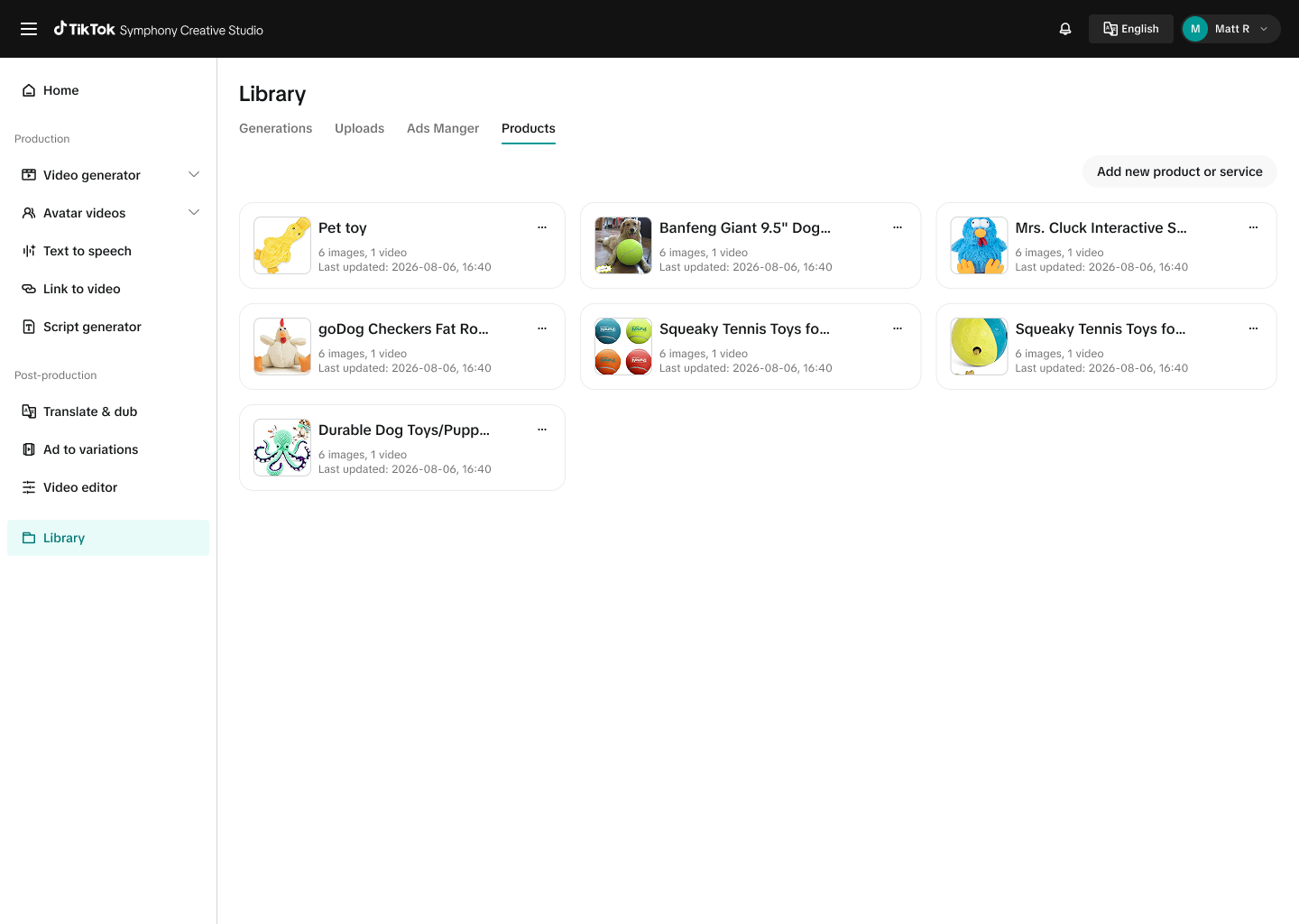 Manage workflow, screen two